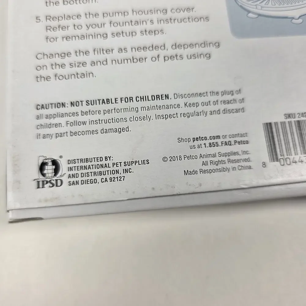 Harmony Replacement Filters for Deluxe Pet Fountain 3 Pack